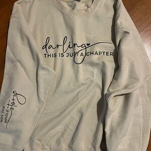 Cream Graphic Sweatshirt